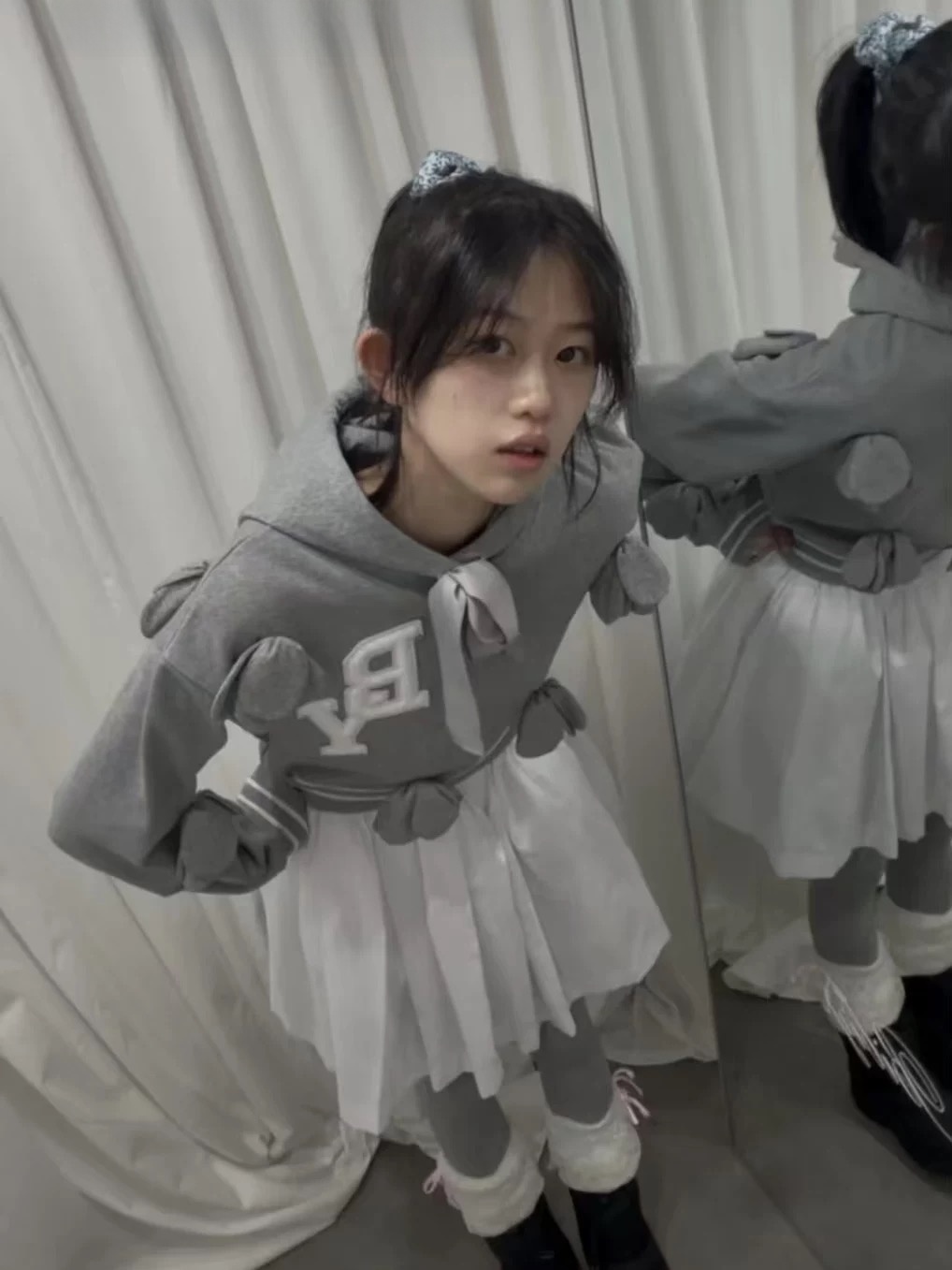 귀여운 꽃무늬 후드티 일본 스타일 카와이 디자인 온라인 - Anime Merchandise In Japanese 리뷰 및 가격