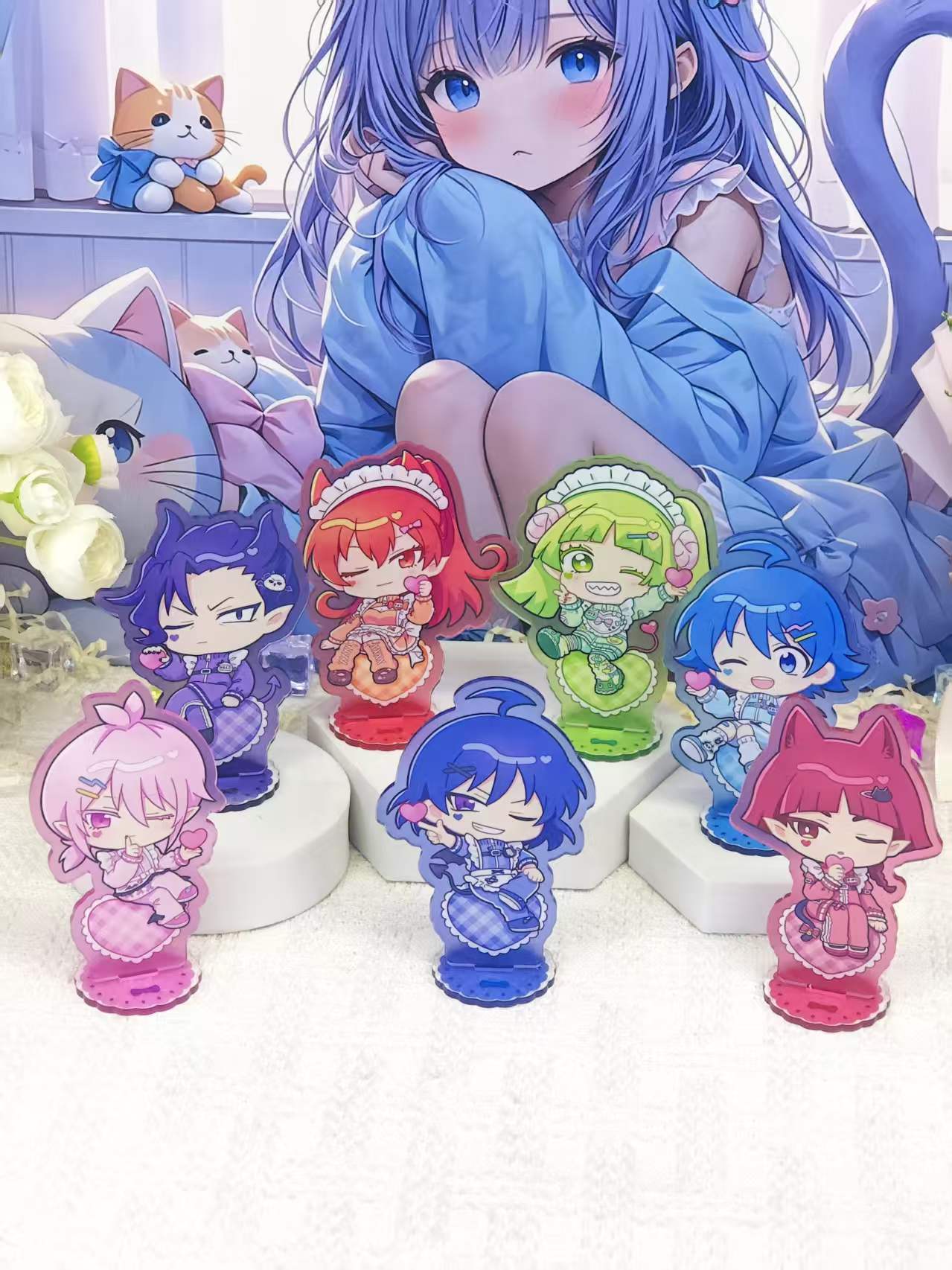 이루마군의 귀여운 캐릭터 스타일 아크릴 스탠드 세트,  - Anime Merchandise Collection 리뷰 및 가격